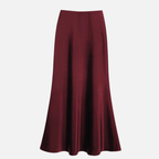 Flowing Woven Midi Skirt