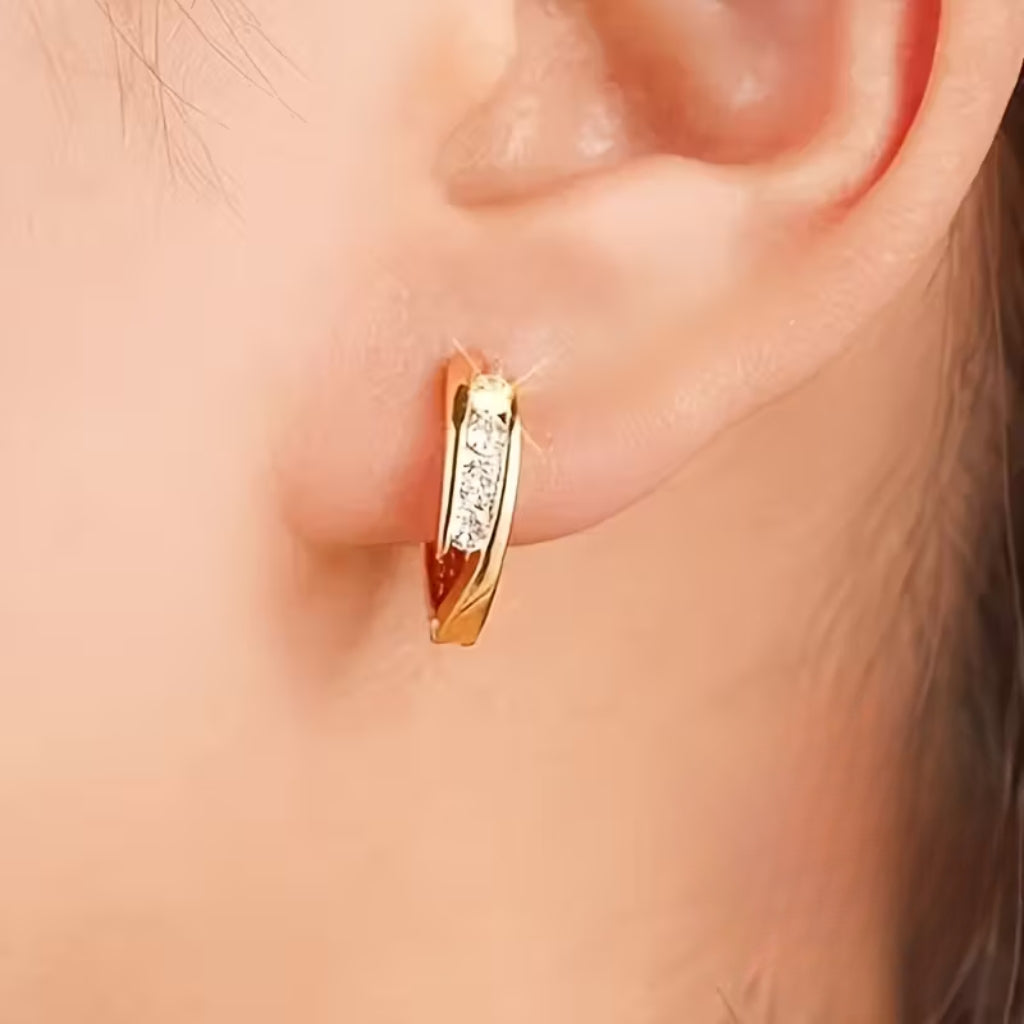 Channel-Set Earrings