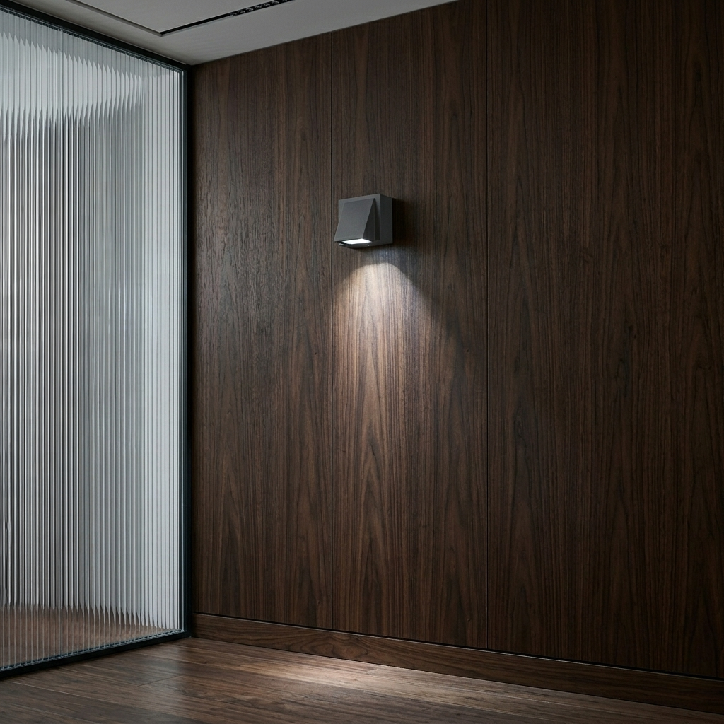 Modern Minimalist Angled LED Wall Sconce - Waterproof Outdoor & Indoor Light