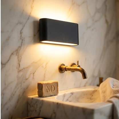 Modern Architectural Up Down Wall Light - IP65 Aluminum Sconce