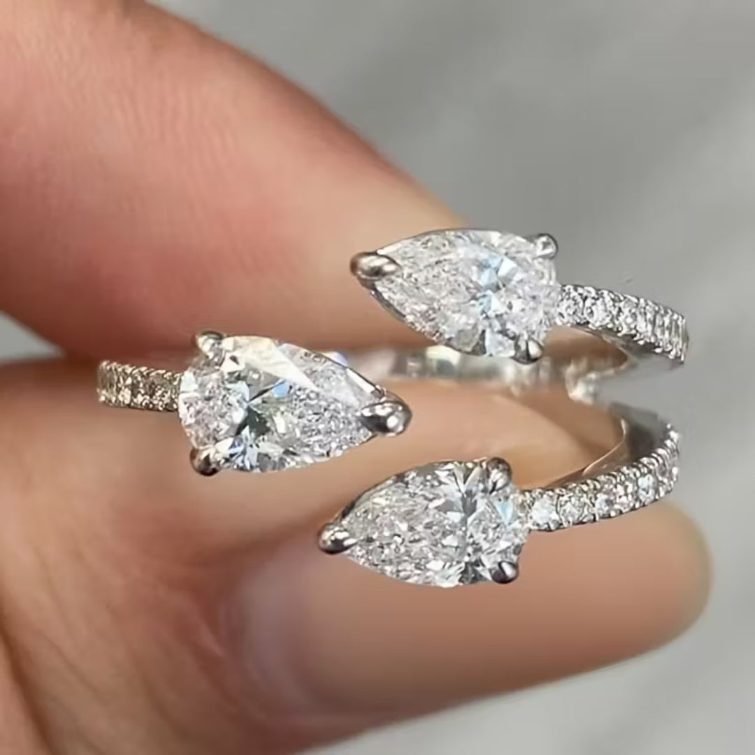 Triple Marquise Wrap Ring