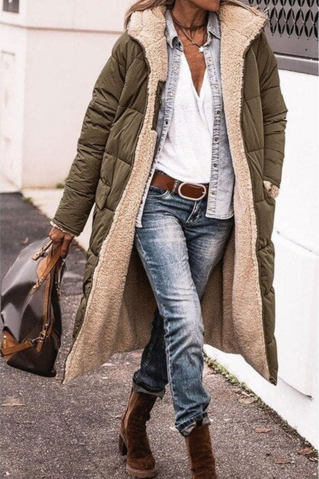 Reversible Winter Coat with Two Looks in One Warm Layer