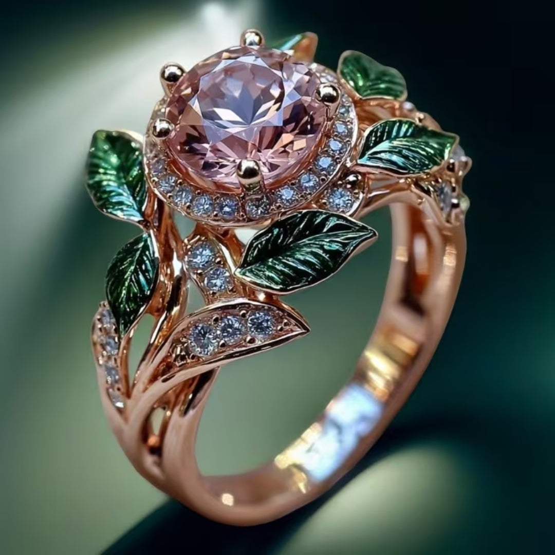 Floral Halo Ring