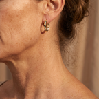 Vintage-Style Celestial Star Hoop Earrings