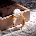 Kroonring met parel