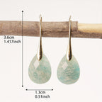 Amazonite Teardrop Earrings