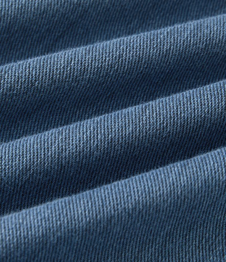 Pull-On Wide-Leg Jeans in Denim-Look Fabric