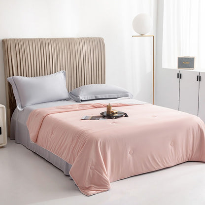 Cooling Summer Blanket – Lightweight Ice Silk Throw for Bed & Sofa