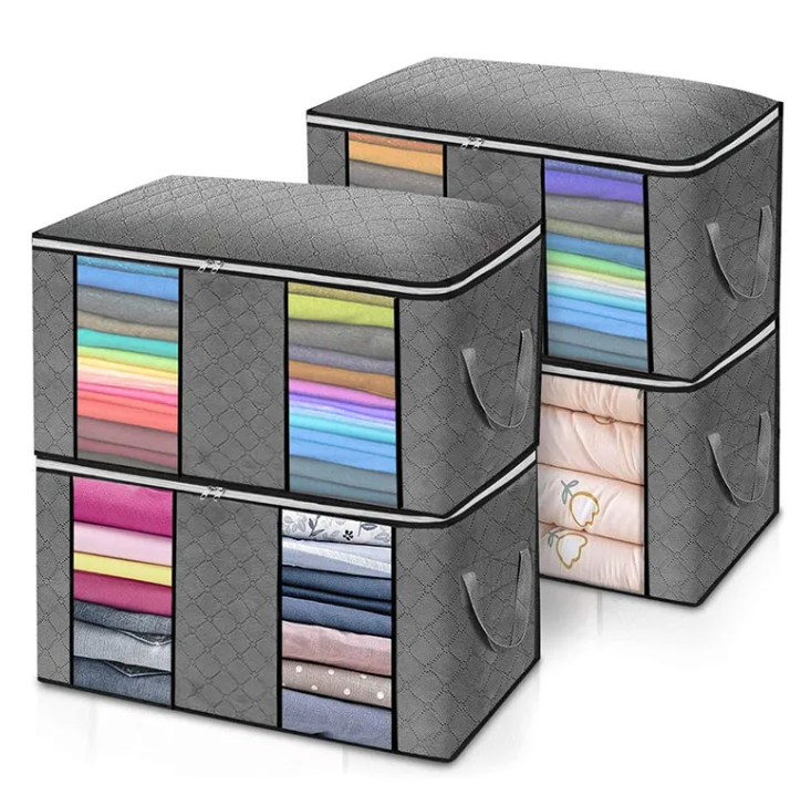 Foldable Quilt & Blanket Storage Bags – Bedding Organiser, Dustproof
