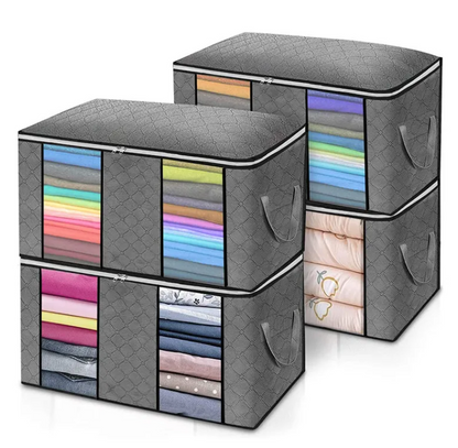 Foldable Quilt & Blanket Storage Bags – Bedding Organiser, Dustproof