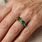 Bow Ring in Four Stone Colours