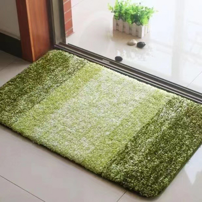 Snowflake Print Microfibre Non-Slip Floor Mat – Soft, Machine Washable, Multi-Colour