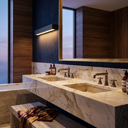 Modern Linear Architectural Wall Sconce - Sleek Outdoor & Indoor Strip Light