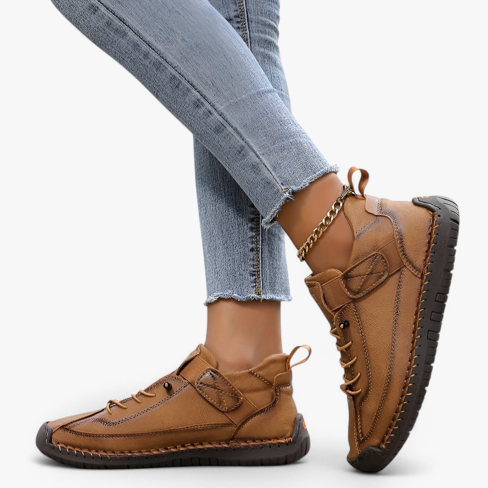 Zachte comfortschoenen met antislipzool en gedempt voetbed