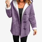 Water Repellent Fleece Lined Jacket with Button Front