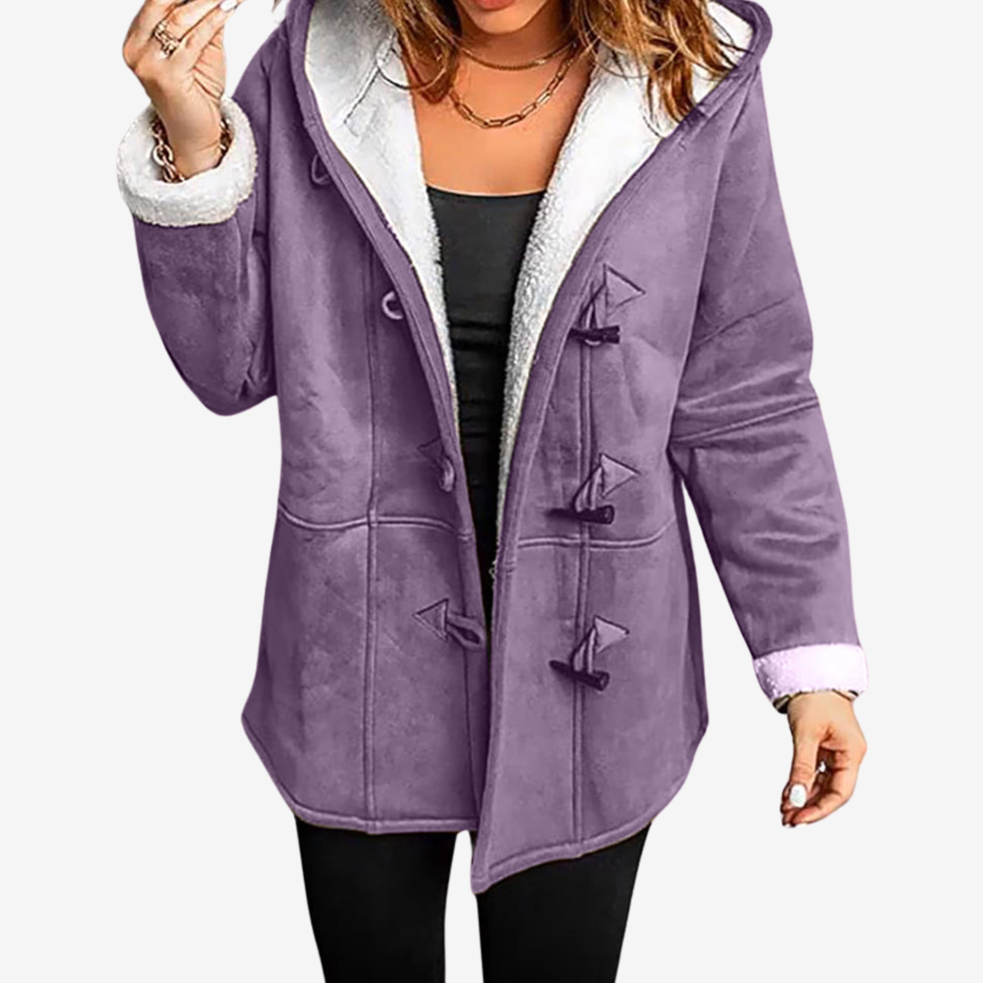 Water Repellent Fleece Lined Jacket with Button Front