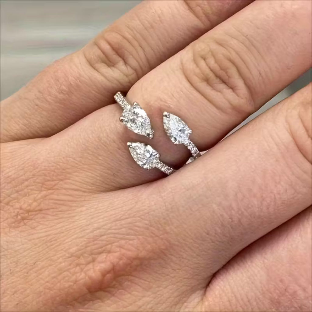 Triple Marquise Wrap Ring
