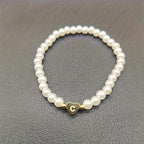 Armband met hart en initiaal van A tot Z