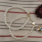 Armband met hart en initiaal van A tot Z