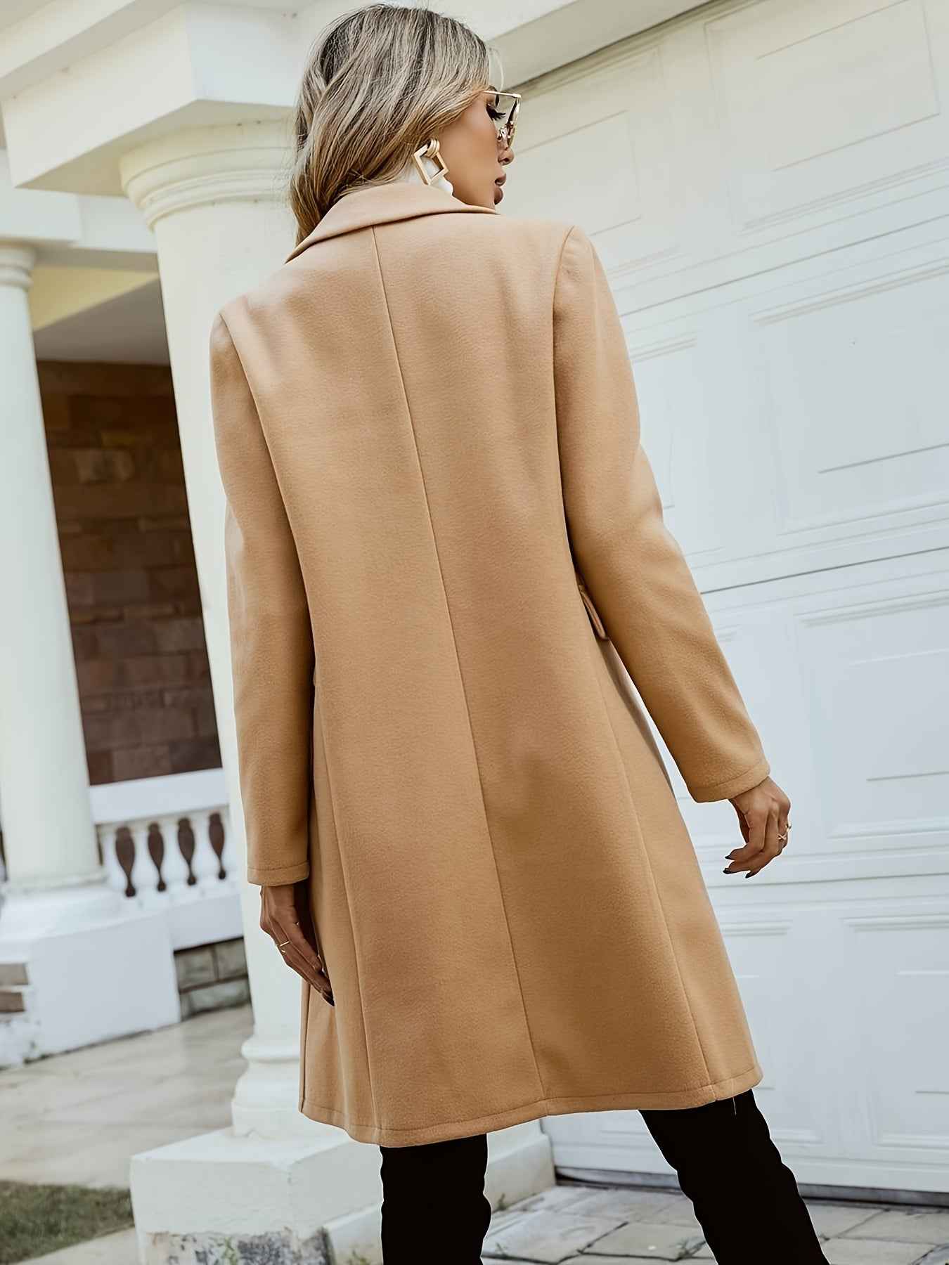 Timeless Tailored Coat with a Clean Longline Silhouette