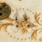 Boho druppeloorbellen met kralen