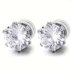 Sparkly Magnetic Clip-On Earrings in Three Sizes