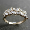 Gold-Tone Crown Band with Marquise Zirconia