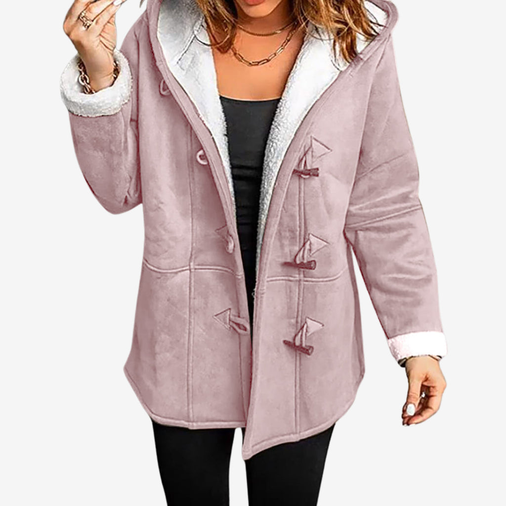 Water Repellent Fleece Lined Jacket with Button Front