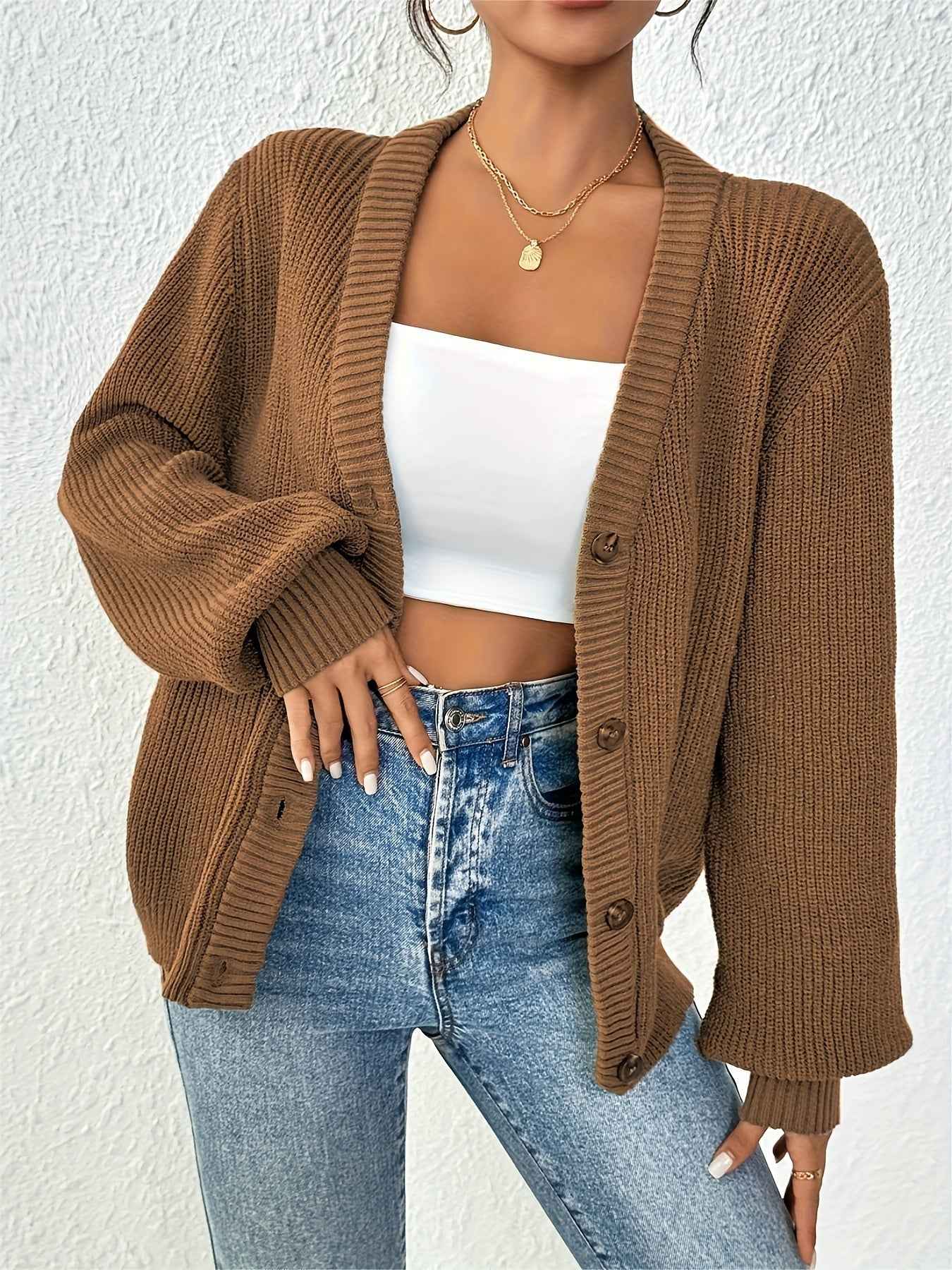 Longline Draped Cardigan for Layering Over Dresses