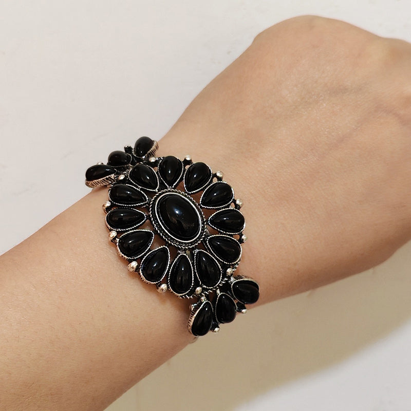 Vintage Bohemian Ethnic Turquoise-Look Bracelet