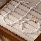 Baroque Pearl Necklace and Bracelet Set