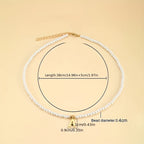 Beaded Initial Letter Necklace from A to Z