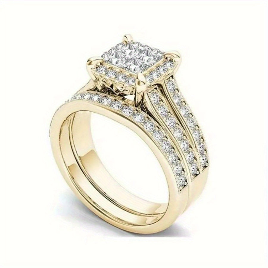 Vintage Stackable Zirconia Bridal Ring