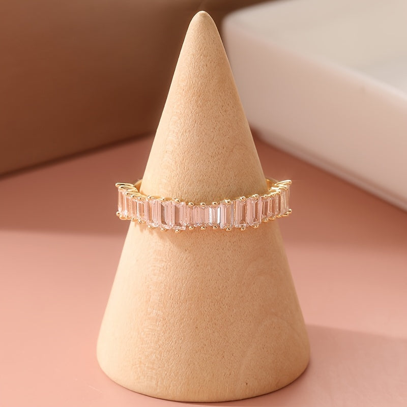 Vintage Sparkling Zirconia Stacked Ring Set