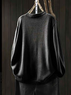 Everyday Knit Cardigan with Relaxed Shape and Long Sleeves