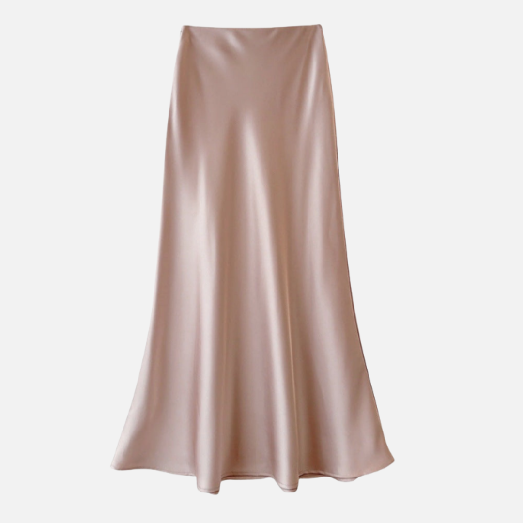 Flowing Woven Midi Skirt