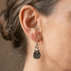 Teardrop Flower Earrings