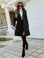 Timeless Tailored Coat with a Clean Longline Silhouette