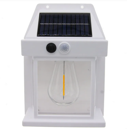 Solar Wall Light – Outdoor Waterproof LED Wall Lamp with Warm Filament Glow