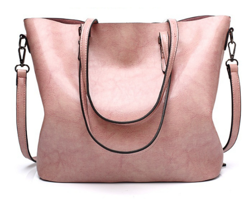 Minimalistische PU Shopper met Ritssluiting