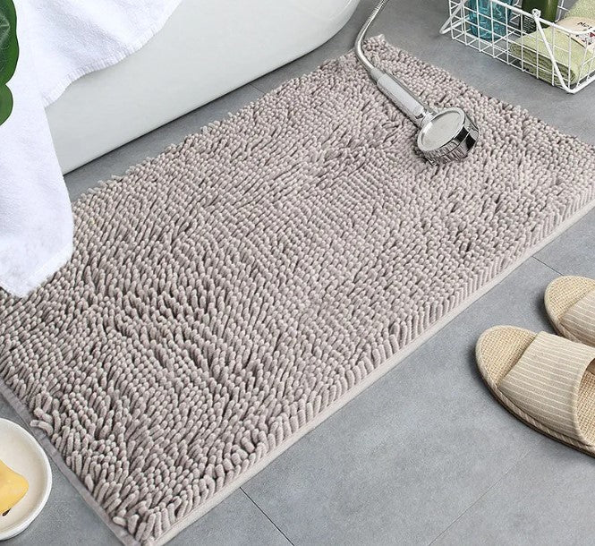 Thick Plush Microfibre Bathroom Floor Mat – Super Absorbent, Non-Slip, Multi-Size