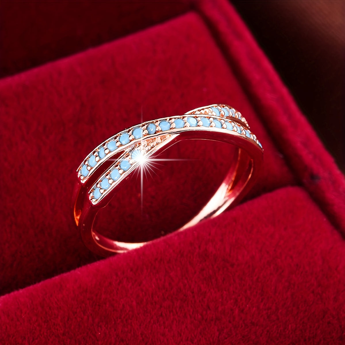 Cross Zirconia Ring