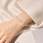 Adjustable Puppy Charm Bracelet with Optional Heart