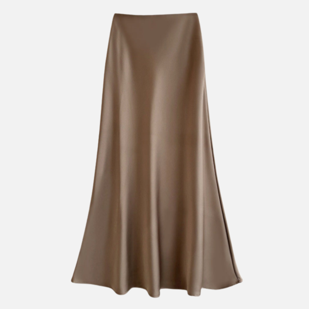 Flowing Woven Midi Skirt