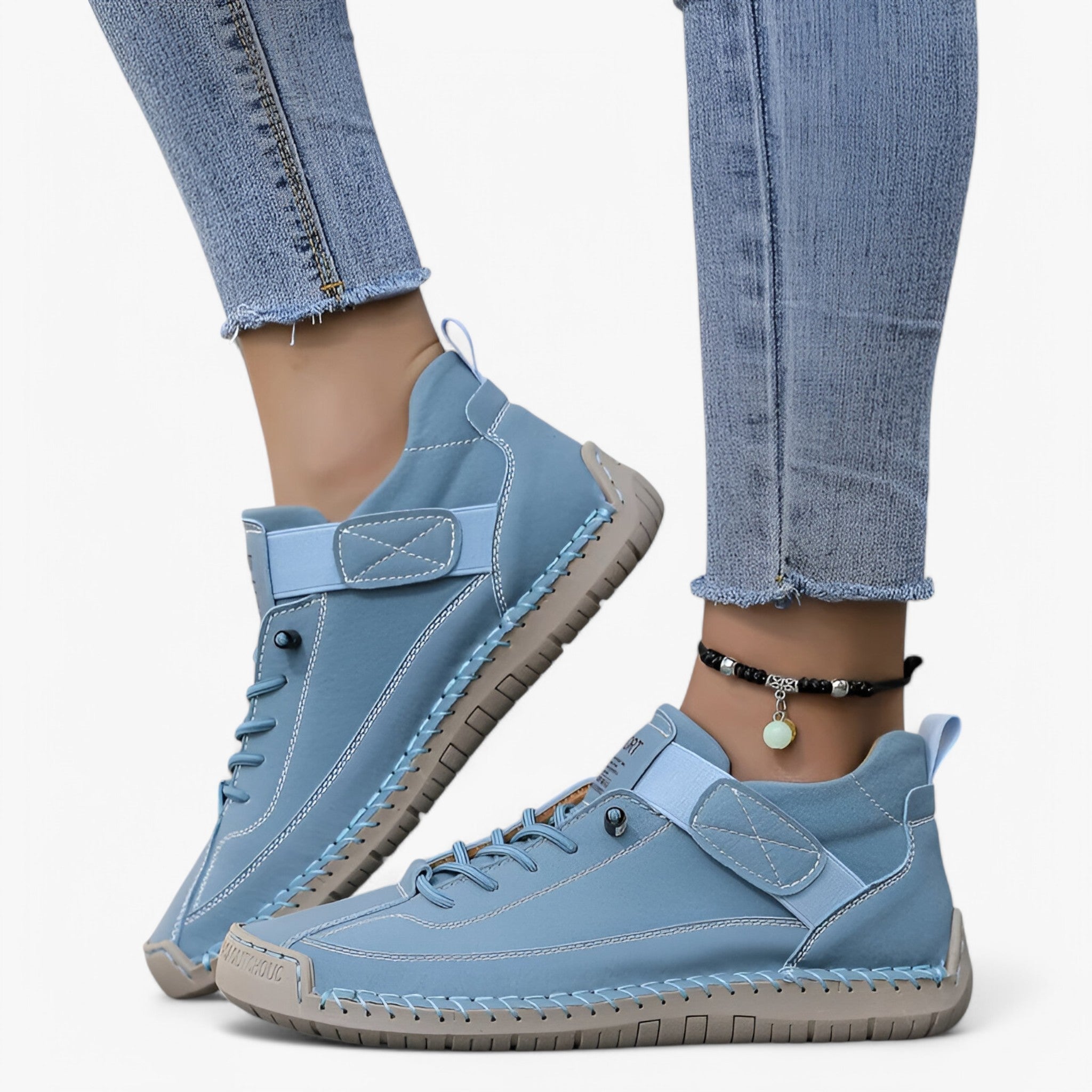 Zachte comfortschoenen met antislipzool en gedempt voetbed