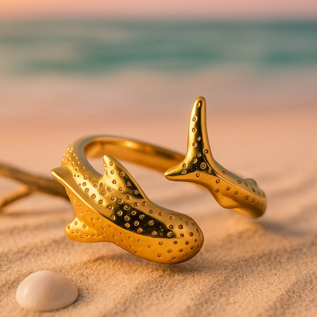 Gold-Tone Whale Bracelet