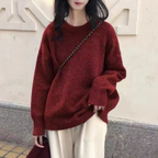Casual Crew Neck Jumper with Softly Relaxed Proportions