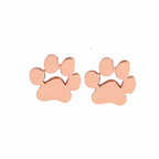Stainless Steel Paw Earrings