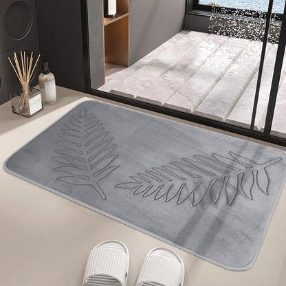 Memory Foam Bathroom Mat – Absorbent, Non-Slip, Multi-Size, Machine Washable