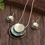 Bohemian drielaagse emaille sieradenset